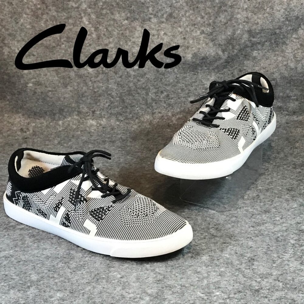 Clarks Somerset Women’s Glove Glitter Knit Casual Lace Up Sneaker Flats Shoes